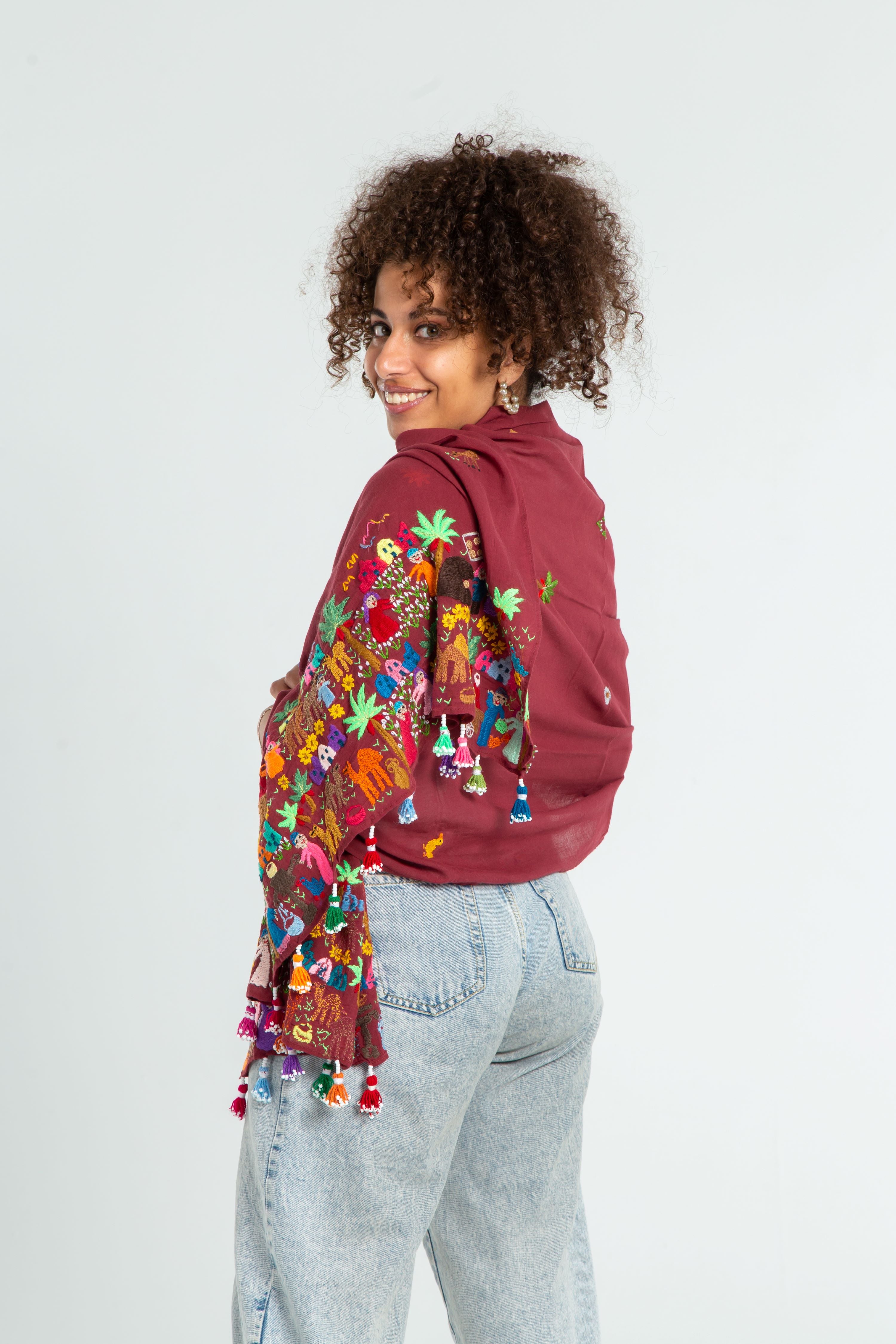 Jailan Fellahy Spread Shawl