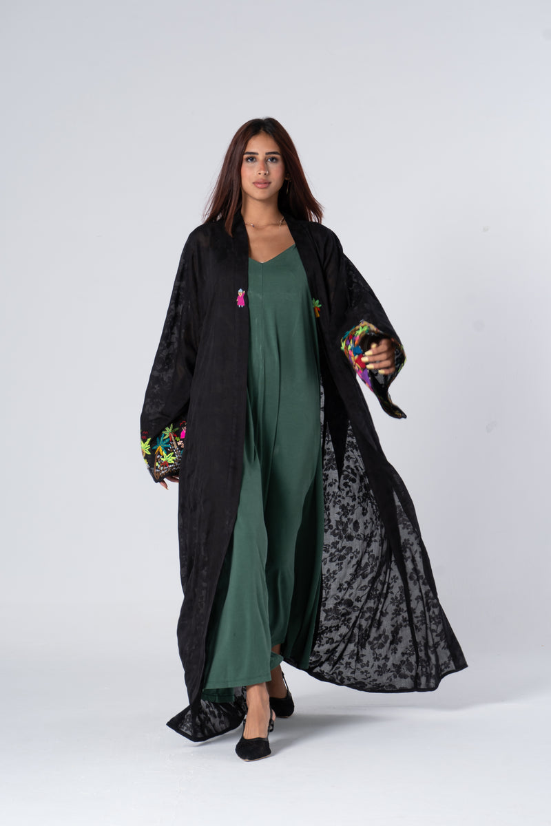 Limited Edition  Floral Fellahy Kaftan