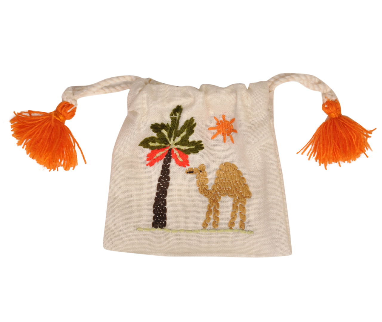 Small Pouch - Palm and Camel