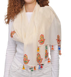 Kaff Cotton Shawl - With Tassels