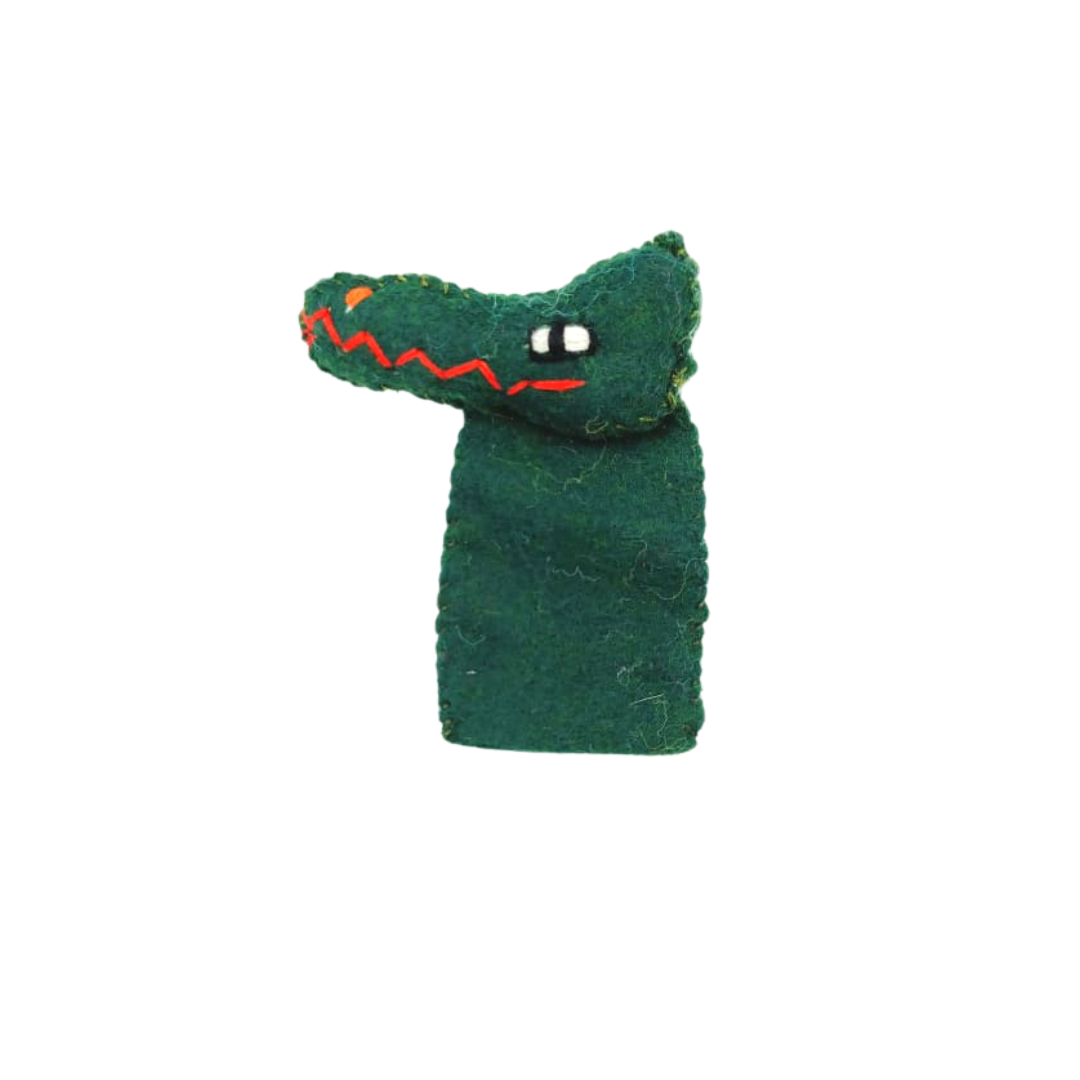 Crocodile store finger puppet