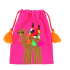 Beads Pouch Camel