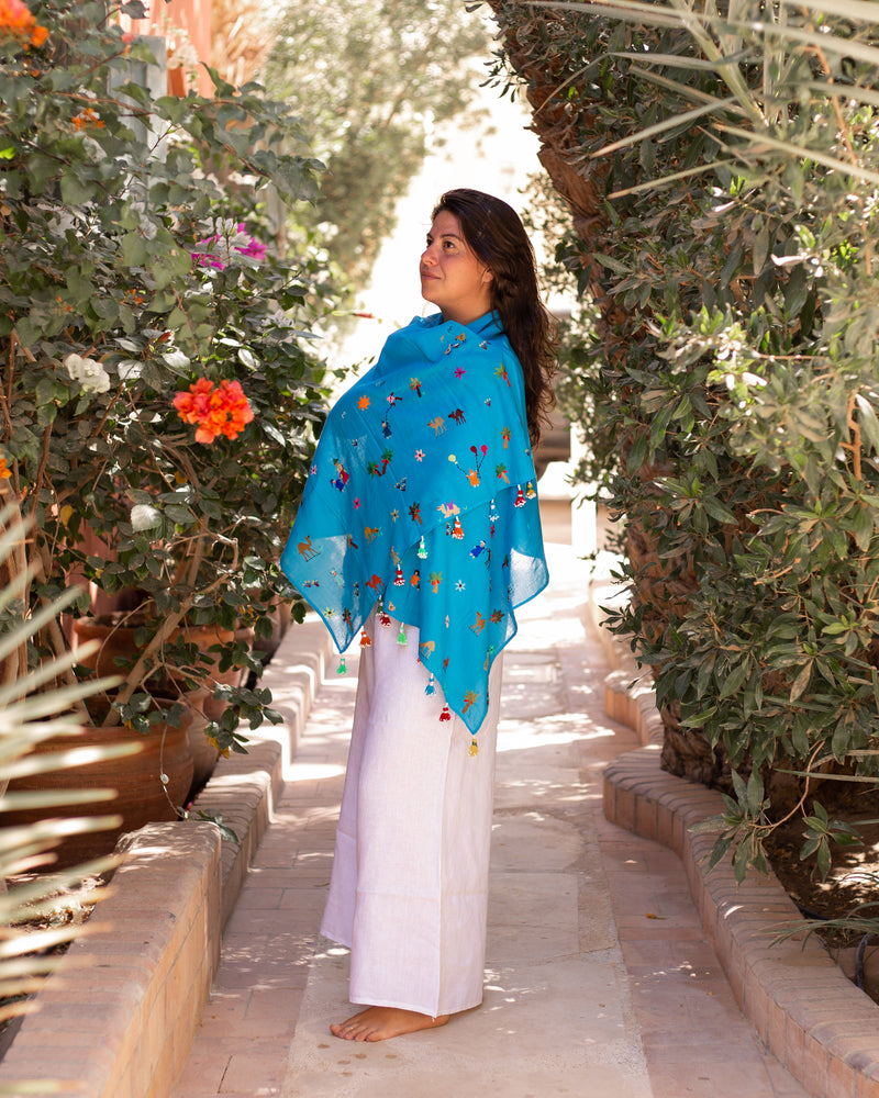 Samiha Shawl - Cotton