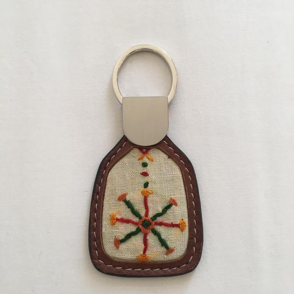 Genuine Leather Keychain - Siwa