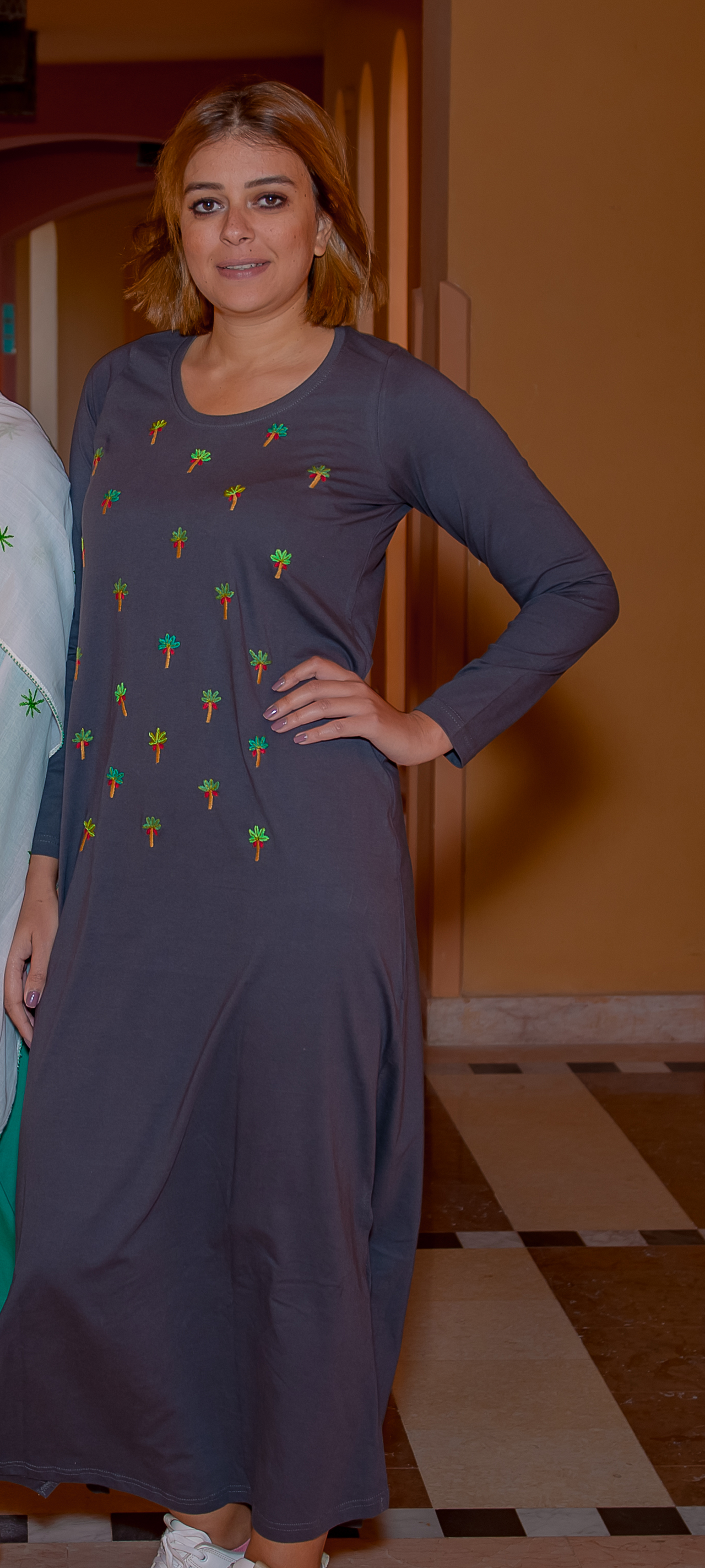 Aseel Palm Dress