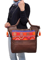 Vintage Leather Bag Large Sinai
