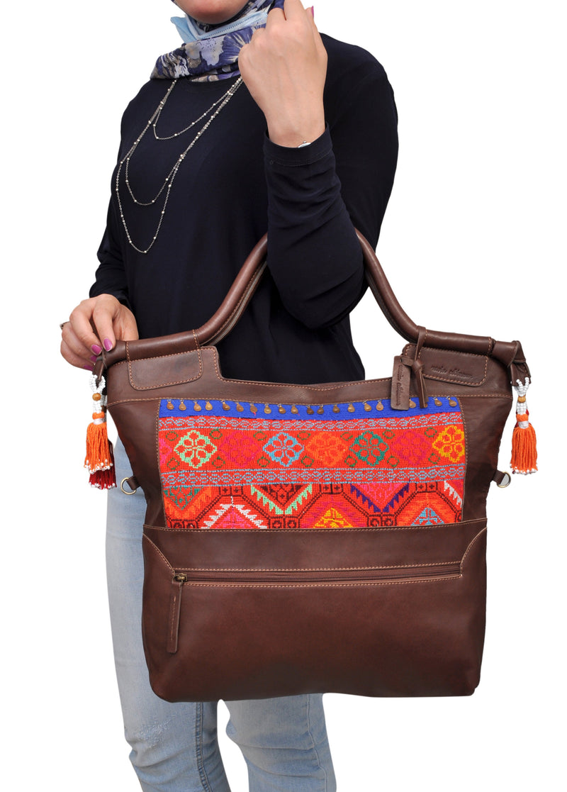 Vintage Leather Bag Large Sinai
