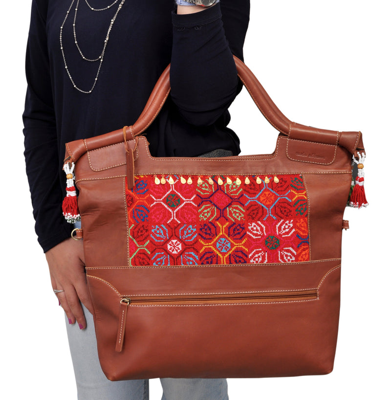 Vintage Leather Bag Large Sinai