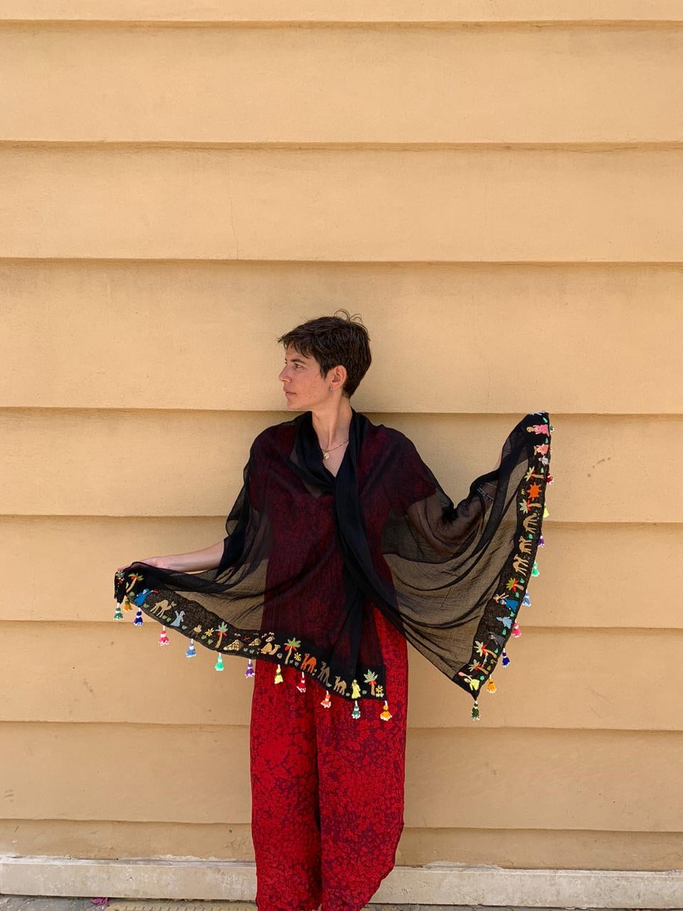 Classic Fellahy Shash Shawl